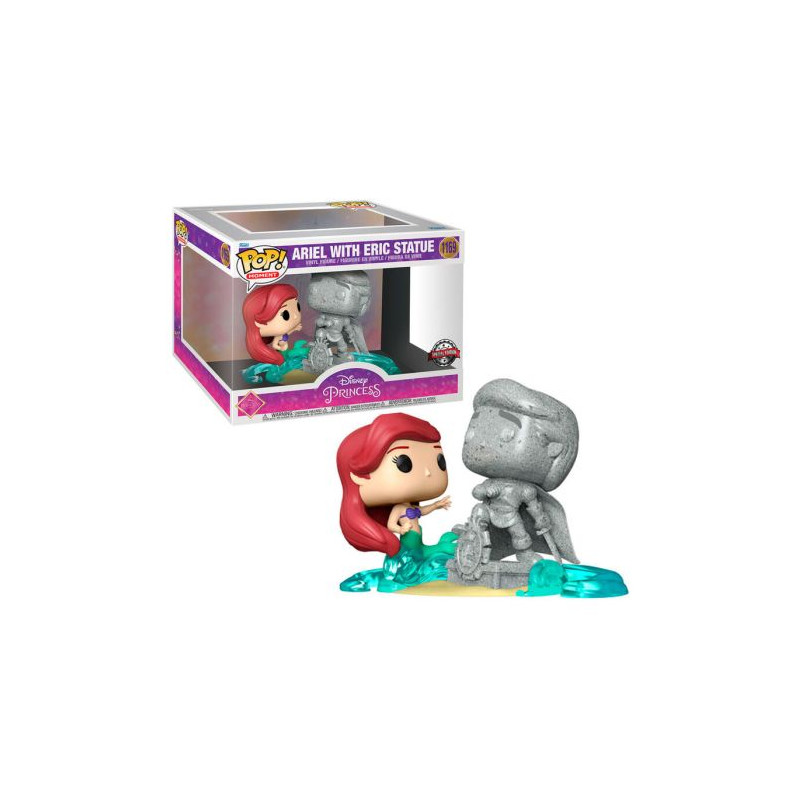FUNKO POP Ariel y Estatua Eric 1169 - La Sirenita Moments Edición Especial - 889698587952