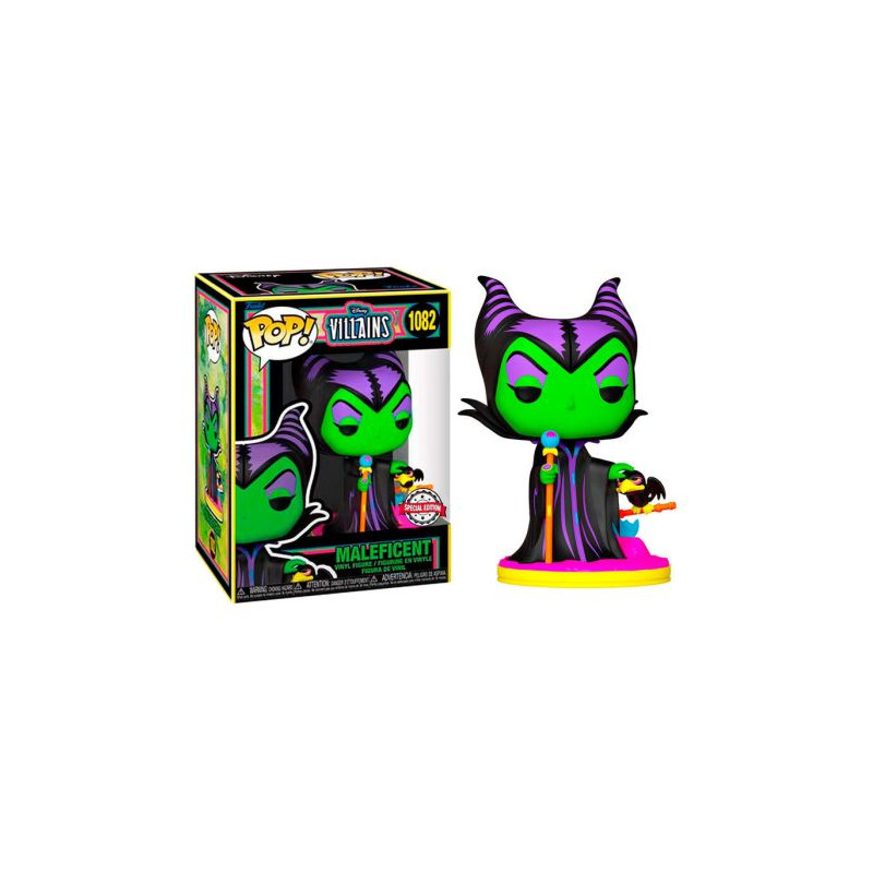 FUNKO POP Maléfica 1082 - Disney Villanos Edición Especial Black Light - 889698603966