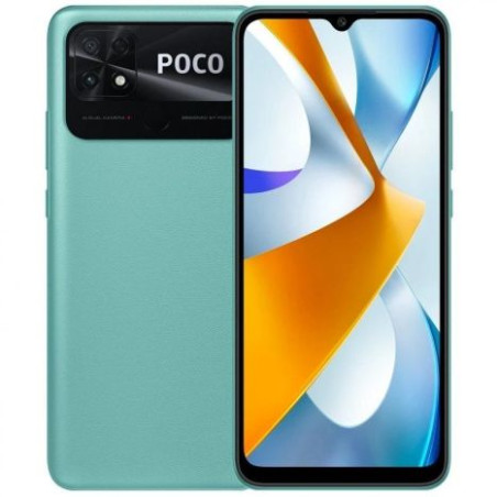 Smartphone XIAOMI Poco C40 MZB0B4REU - JLQ JR510 · 6.71 HD+ · 3GB · 32GB · Android 11 · Verde Coral