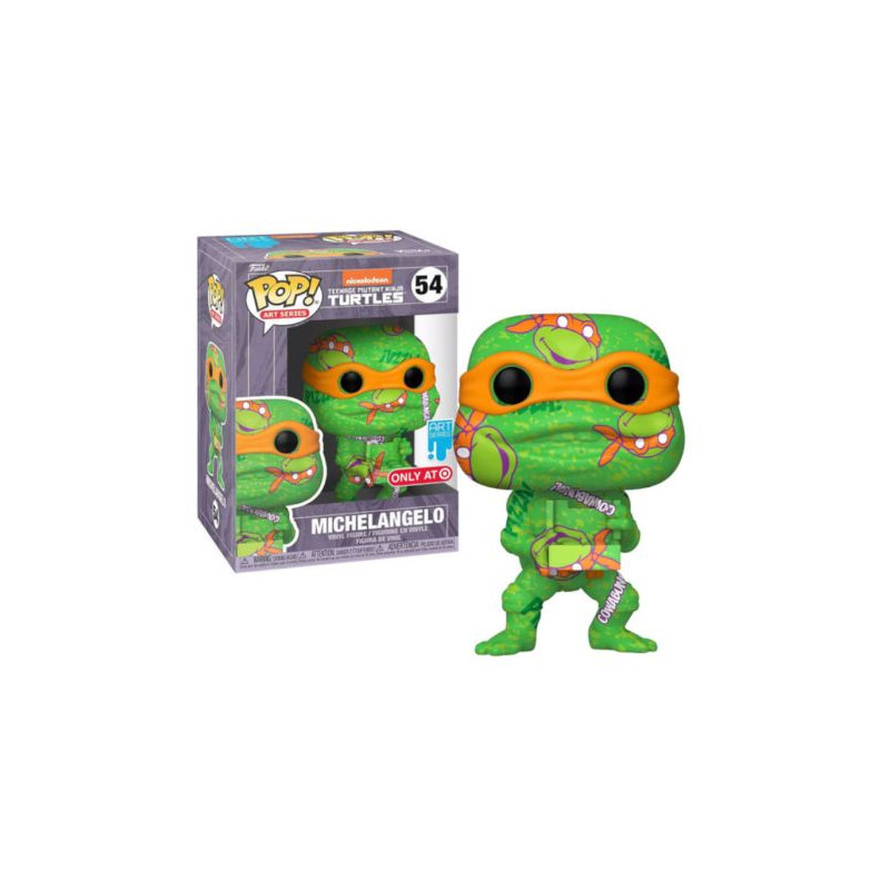 FUNKO POP Michelangelo 54 - Tortugas Ninja 2 Art Series Edición Especial - 889698579292