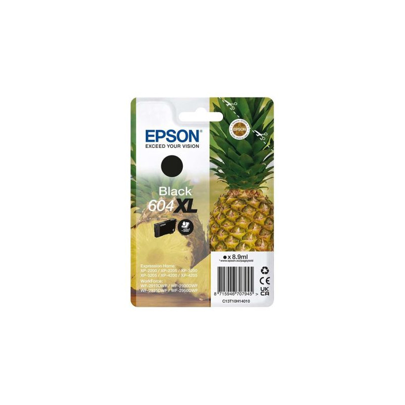 Cartucho Original EPSON 604XL Negro - C13T10H14010 [PAG-500]