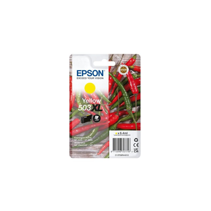 Cartucho Original EPSON 503XL Amarillo - C13T09R44010 [ML-6.4][PAG-470]