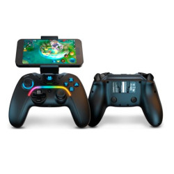 Mando Gamepad KROM Kayros - USB Tipo C · PC · Switch · Android · iOS · LED · Negro