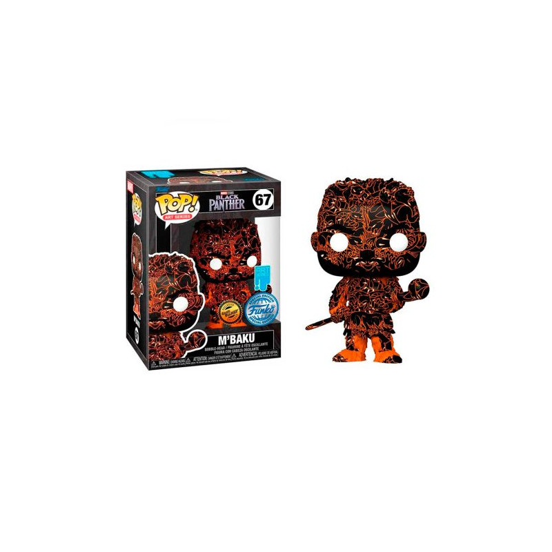 FUNKO POP M Baku 67 - Pantera Negra Art Series Edición Especial - 889698648912