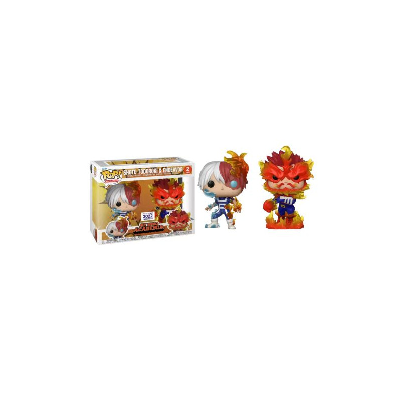 Pack 2 FUNKO POP Shoto Todoroki y Endeavor - My Hero Academia Edición Especial - 889698649933