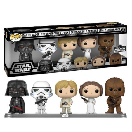 Pack 5 FUNKO POP Darth Vader