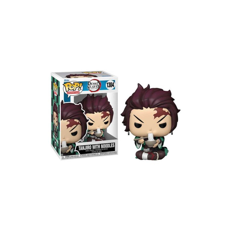 FUNKO POP Tanjiro Comiendo Noodles 1304 - Demon Slayer - 889698573467