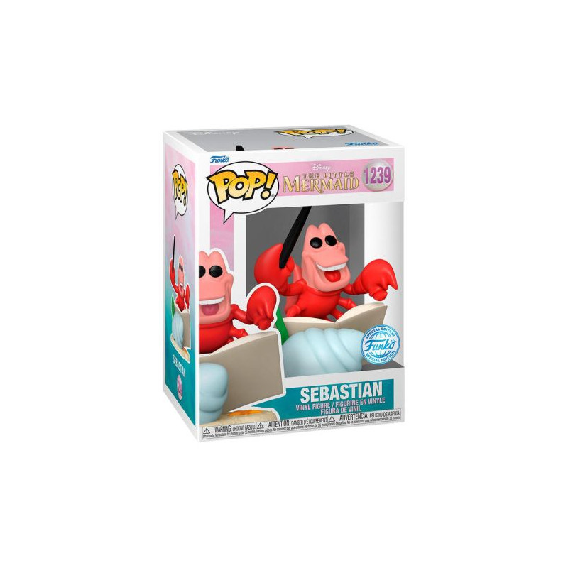 FUNKO POP Sebastián 1239 - La Sirenita Edición Especial - 889698668286