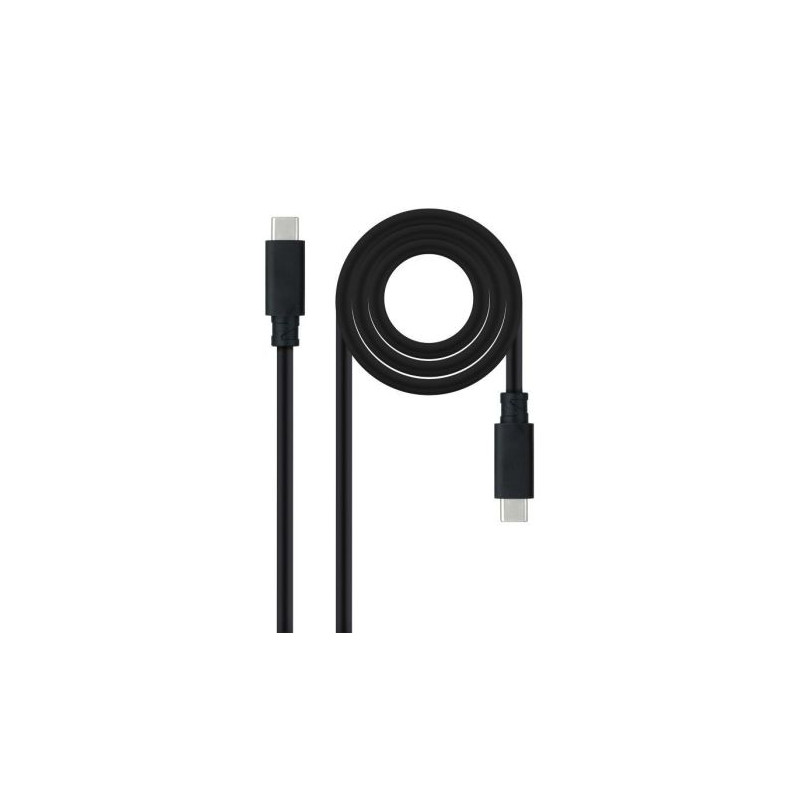 Cable USB 3.1 Tipo C/M a USB Tipo C/M - 1.5m · Negro