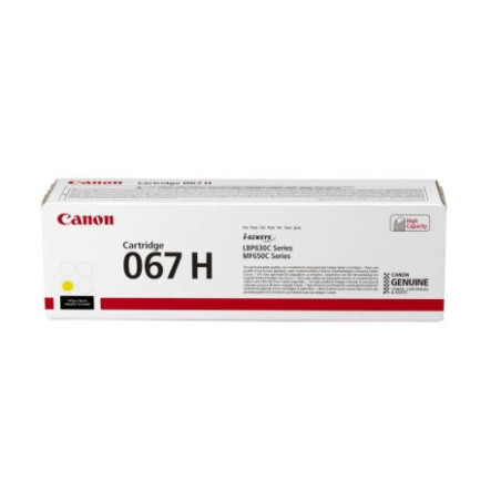 Toner Original CANON 067H Amarillo - 5103C002 [PAG-2350]