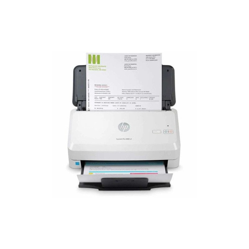 Escáner Documental HP Scanjet Pro 2000 S2 - Dúplex · ADF · 35PPM · 600ppp · USB 3.0