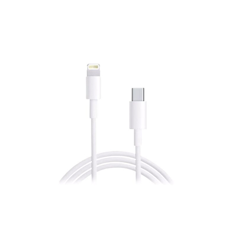 Cable de Carga USB Tipo C a Lightning - 1m · Blanco