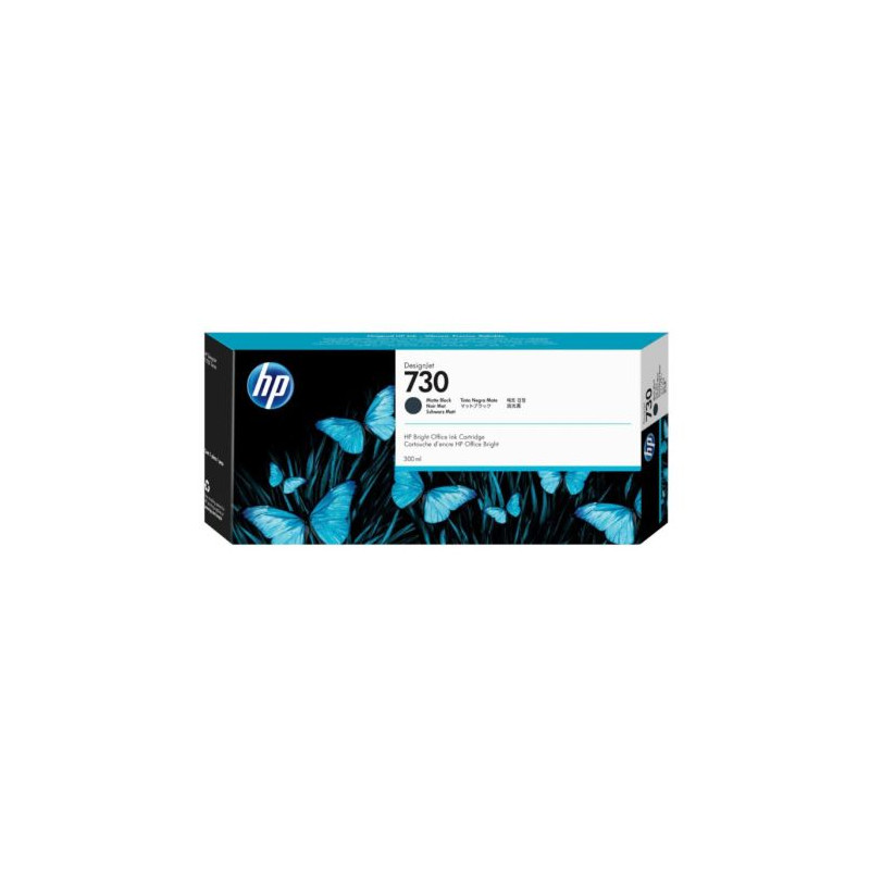 Cartucho Original HP 730 Negro Mate - P2V71A [ML-300]