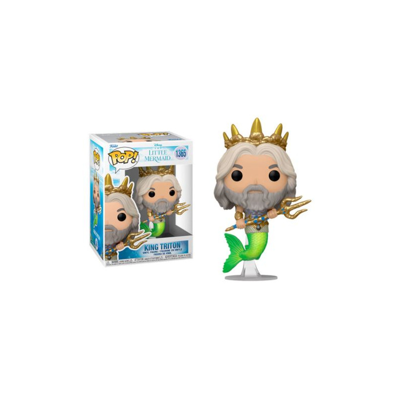 FUNKO POP Rey Tritón 1365 - La Sirenita - 889698707350