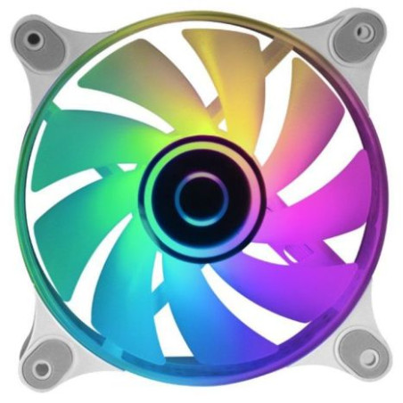 Ventilador PC MARS GAMING MF-3D - ARGB · 12cm · Blanco