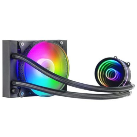 Ventilador PC con Refrigeración Líquida MARS GAMING MLONE120 - FRGB · 12cm · Negro