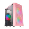 Caja Semitorre Gaming MARS GAMING MC300P - ATX · Micro ATX · 2x3.5 · 4x2.5 · USB 3.0 · USB 2.0 · FRGB · Rosa