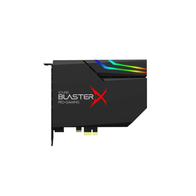 Tarjeta de Sonido CREATIVE LABS BlasterX AE-5 - Canales 5.1 · PCI-E