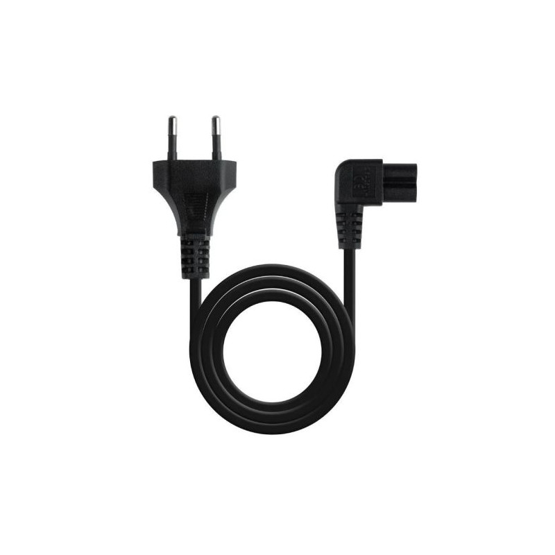 Cables de Alimentación Acodado CEE7/M a C7/H - 1.8 · Negro