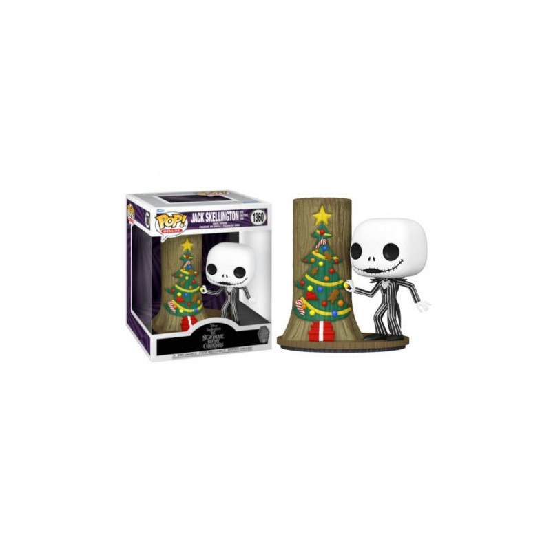 FUNKO POP Jack Skellington con Árbol de Navidad 1360 - 30 Aniversario Pesadilla Antes de Navidad - 889698723107