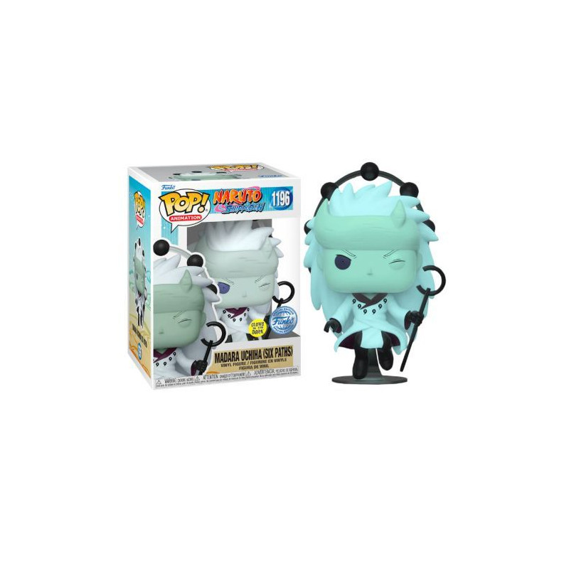FUNKO POP Madara Uchina 1196 - Naruto Edición Especial Brillante en la Oscuridad - 889698603331