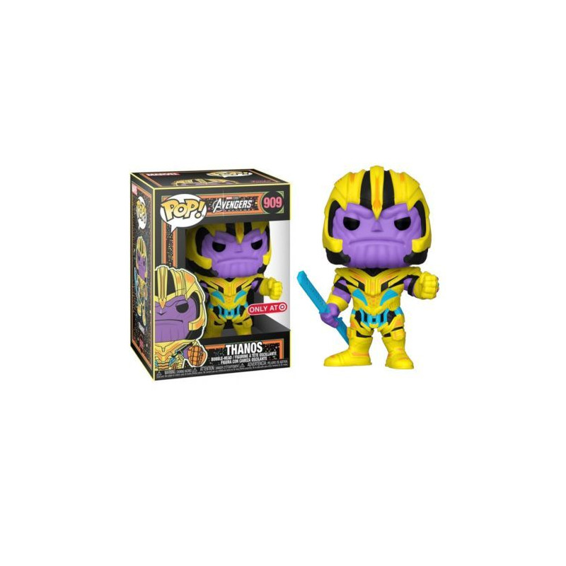 FUNKO POP Thanos 909 - Avengers Black Light - 889698579261