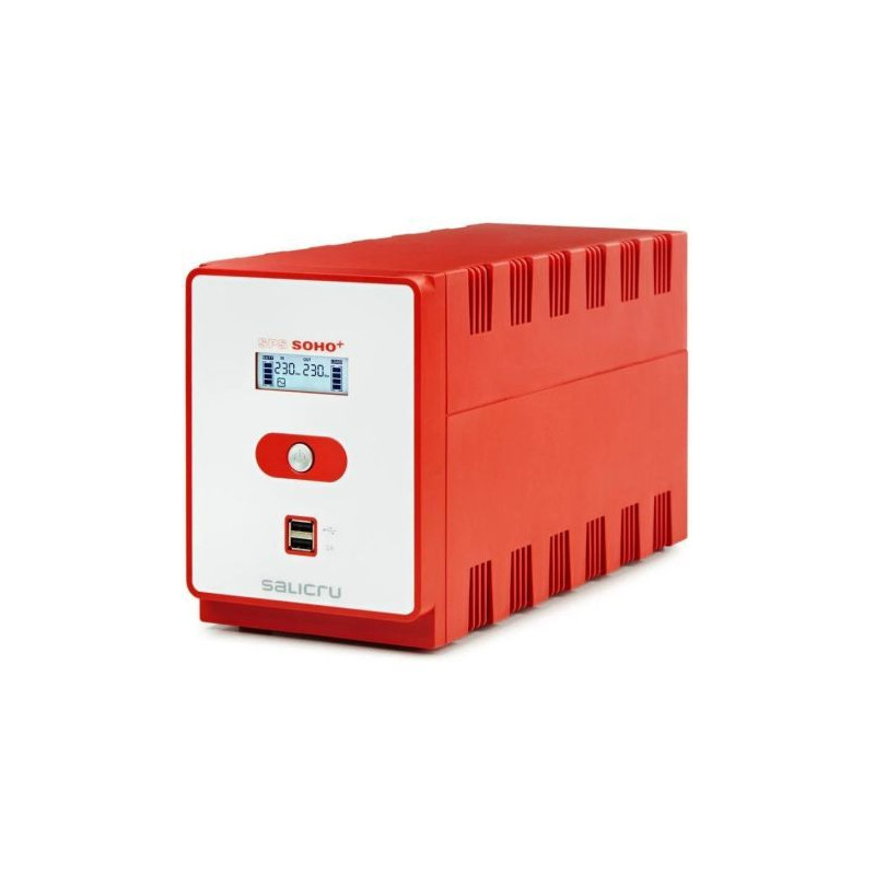 SAI SALICRU SPS 2200 Soho + 647CA000006 - 1200W · 4xShucko · Rojo