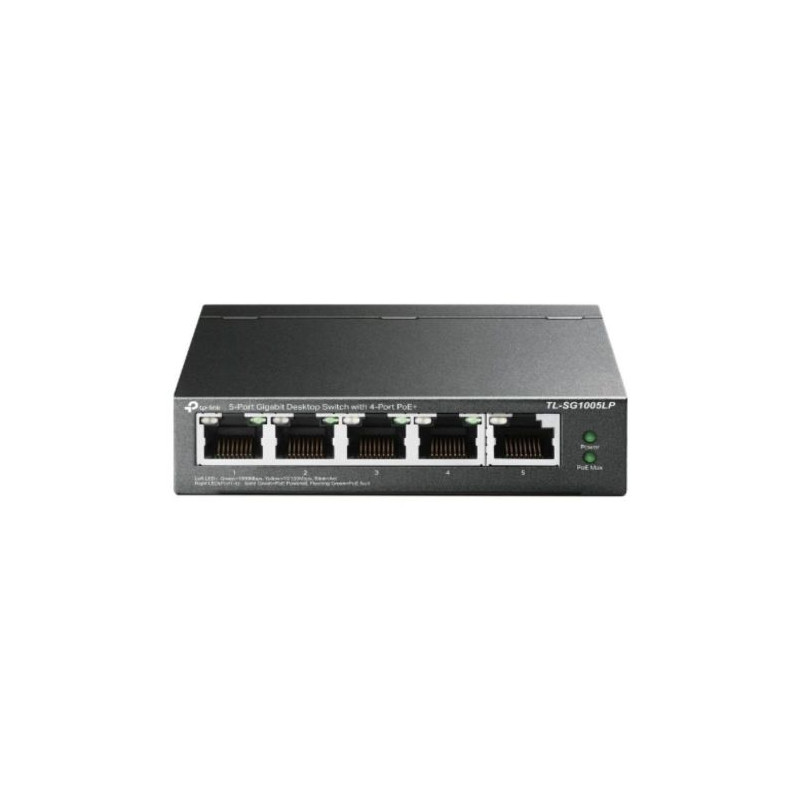 Switch de Red TP-LINK TL-SG1005LP - 5 Puertos · 10/100/1000 · RJ45