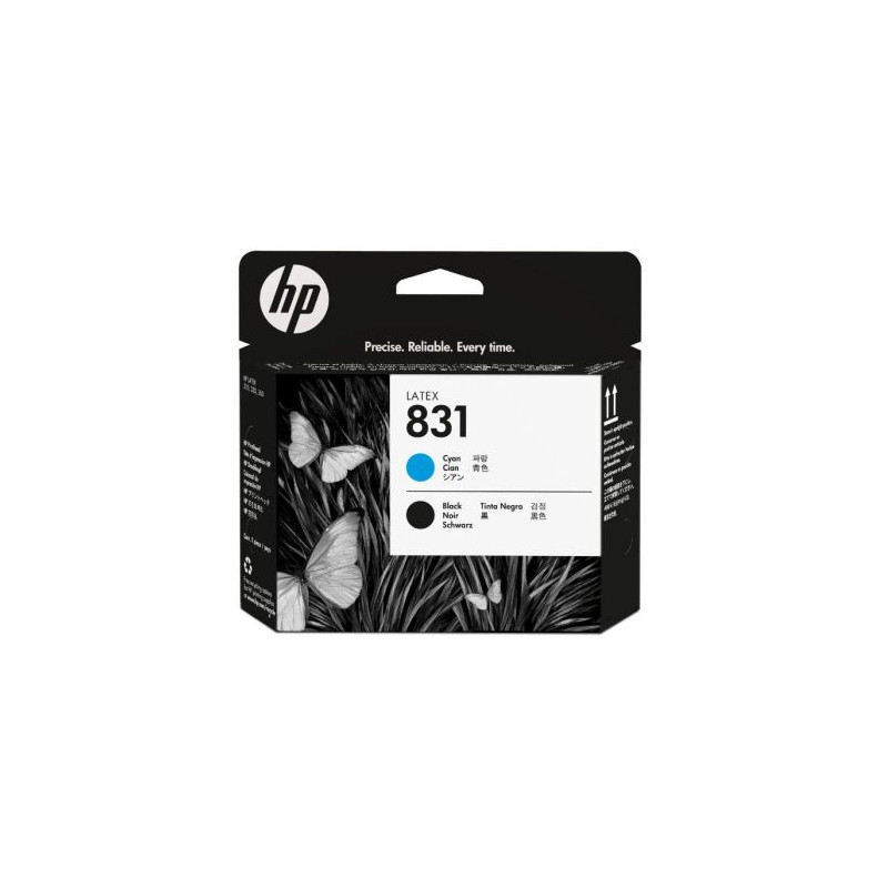Cabezal HP 831 Negro + Cian - CZ677A