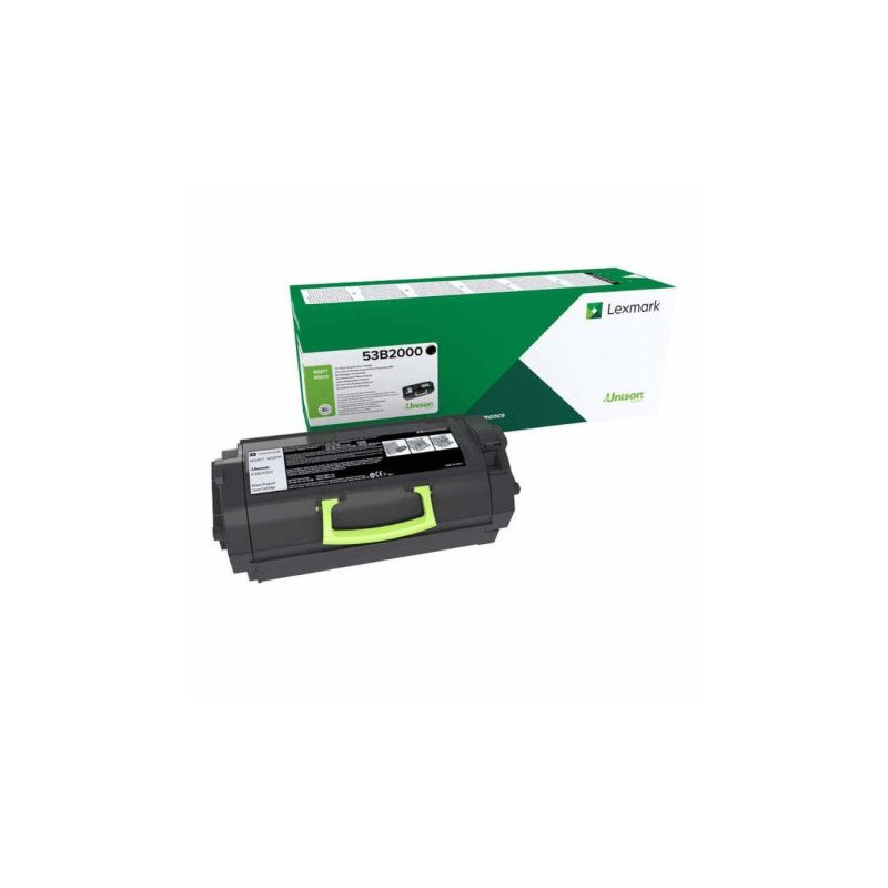 Toner Original LEXMARK 53B2000 Negro - 53B2000 [PAG-11000]