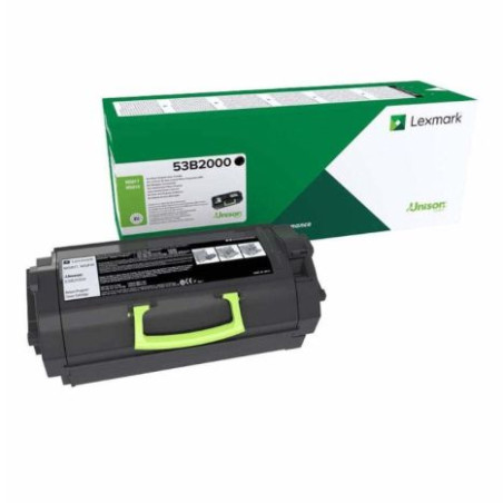 Toner Original LEXMARK 53B2000 Negro - 53B2000 [PAG-11000]