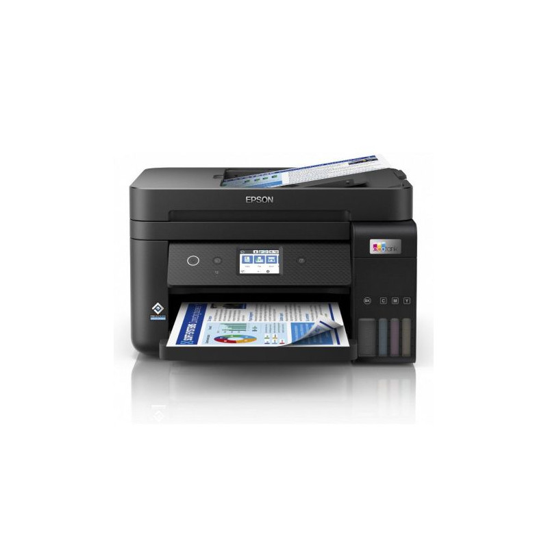 Impresora Multifunción Tinta EPSON Ecotank ET-4850 Color - Dúplex · 15.5PPM · 4800x1200 · 1200ppp · USB/WiFi/LAN · Botellas E...