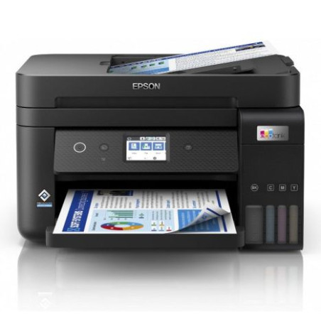 Impresora Multifunción Tinta EPSON Ecotank ET-4850 Color - Dúplex · 15.5PPM · 4800x1200 · 1200ppp · USB/WiFi/LAN · Botellas E...