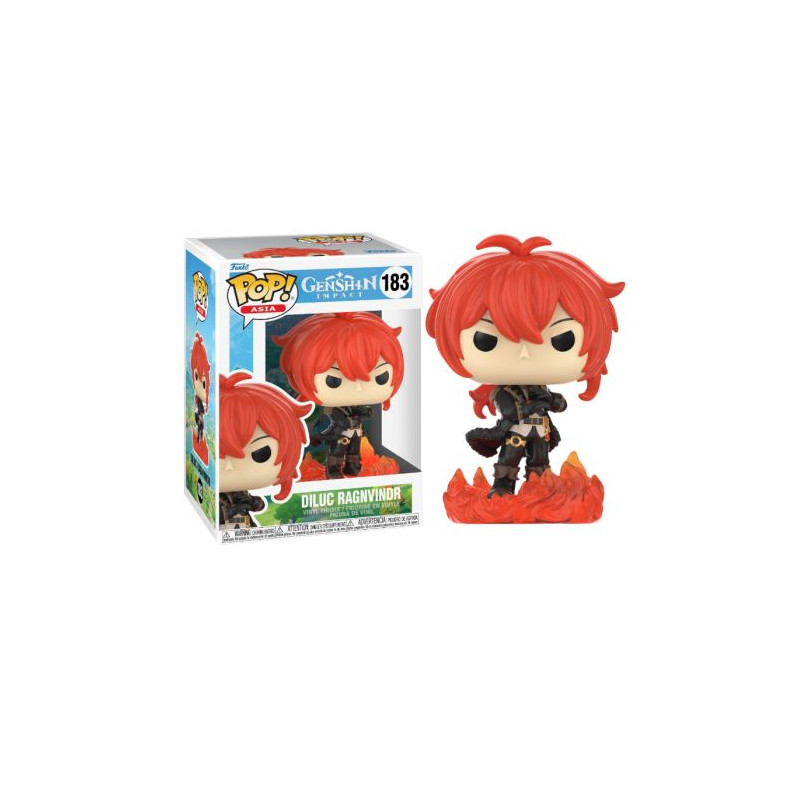 FUNKO POP Diluc Ragnvindr 183 - Genshin Impact Exclusivo - 889698808958