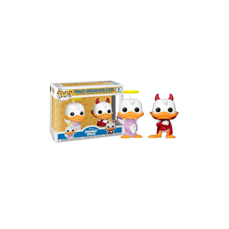 Pack 2 FUNKO POP Donald Demonio y Donald Angel - Pato Donald Edición Limitada - 889698608060