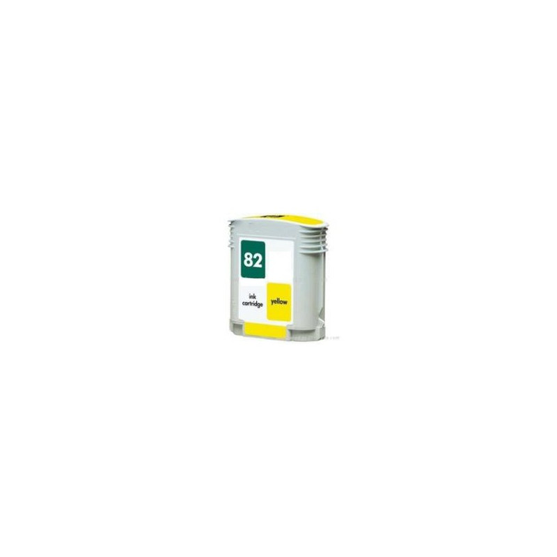 Compatible  HP  82 (C4913A) Yellow  Cartucho de tinta