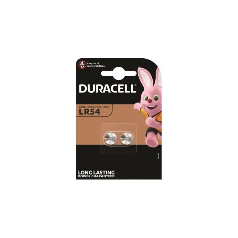 Blister de Pilas DURACELL DRBLR542 - LR1130 · LR154 · 2 Pilas