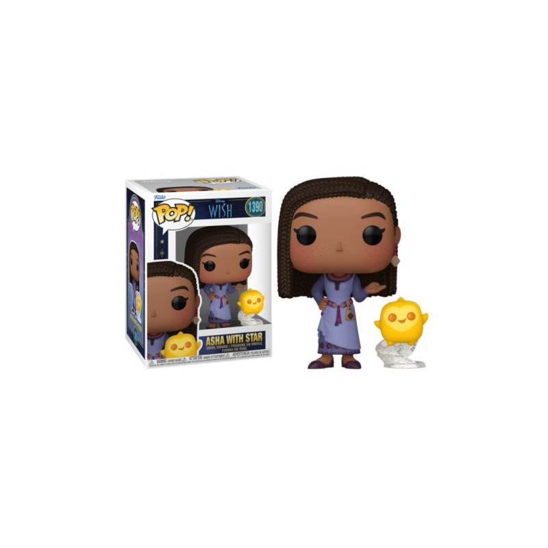 FUNKO POP Asha con Estrella 1390 - Wish - 889698724203