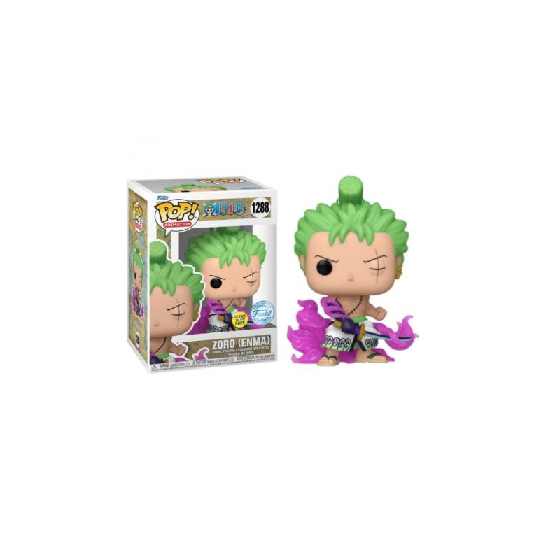 FUNKO POP Zoro 1288 - One Piece Edición Especial Brillante en la Oscuridad - 889698650281
