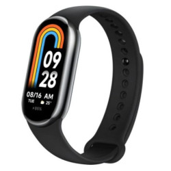 Smartband XIAOMI Band 8 BHR7165GL - 1.62 AMOLED · 5ATM · BT. 5.1 · Frecuencia Cardiaca · Android/iOs · Negro