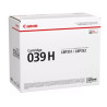Toner Original CANON 039H Negro - 0288C001 [PAG-25000]