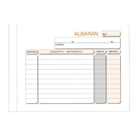 Talonario de Albaranes OCTAVO T-123 - 21x15cm · Duplicado de Autocopia