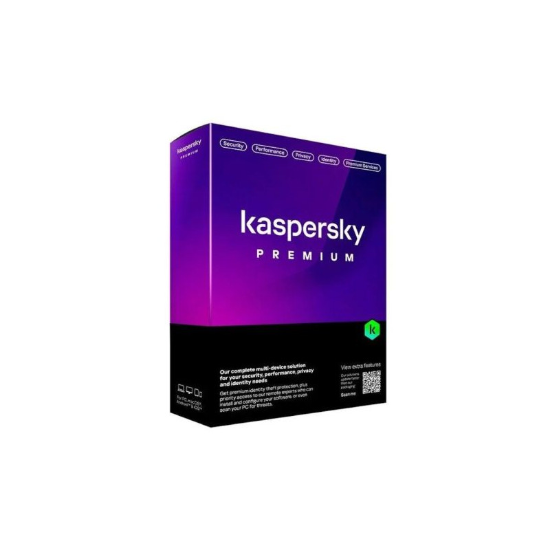 Antivirus KASPERSKY Premium KL1047S5EFS-MINI-ES - 5 Dispositivos · 1 Año