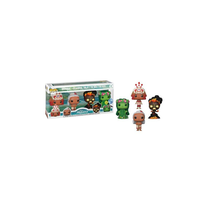Pack 4 FUNKO POP Moana