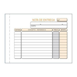 Talonario de Entregas OCTAVO T-32 - 15x10