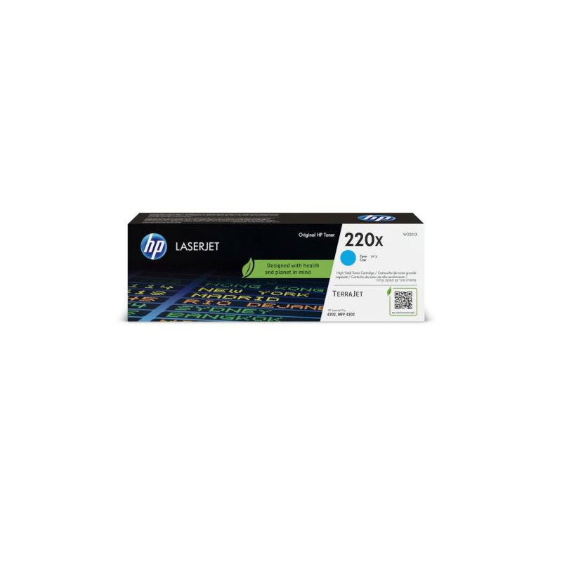 Toner Original HP 220X Cian - W2201X [PAG-5500]