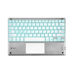 Teclado Bluetooth SUBBLIM SMBT50 SUB-KBT-SMBT50 - BT 3.0 · Multidispositivo · Plata