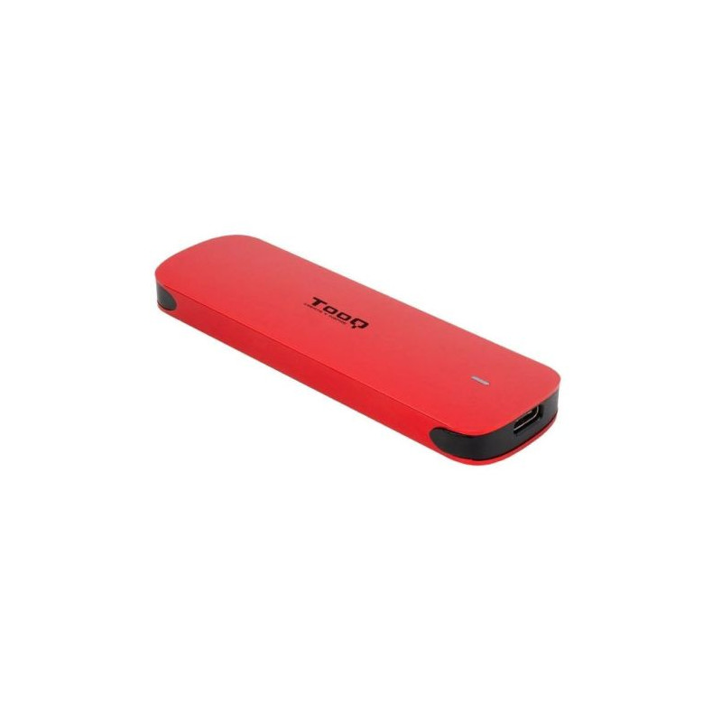 Caja Externa para Disco SSD TOOQ TQE-2201R - USB 3.1 Gen2 · M.2 · Rojo