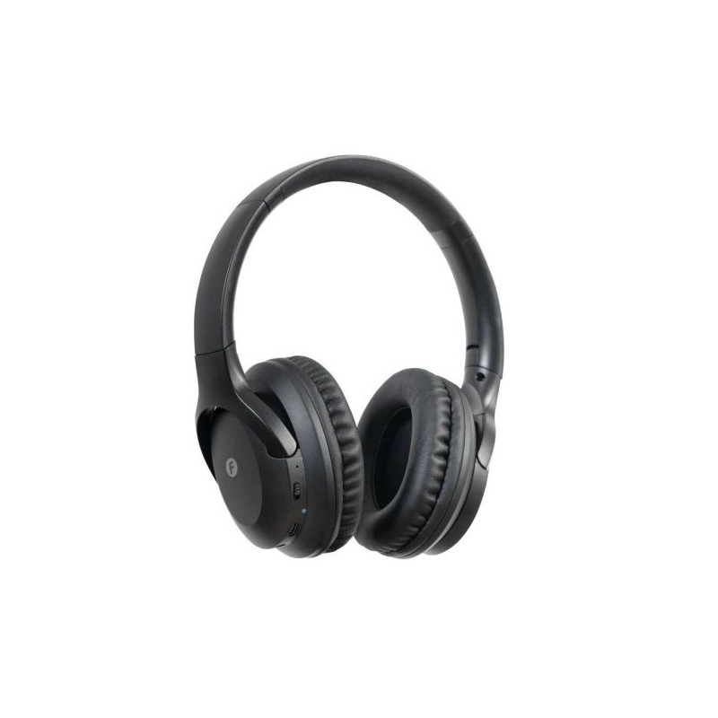 Auriculares Diadema Inalámbricos FONESTAR AURIS-BT - Jack 3.5mm · BT 5.3 · Manos Libres · Bat. 400mAh · Negro