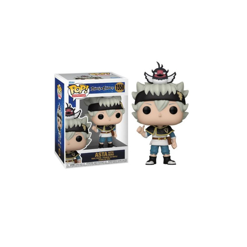 FUNKO POP Asta con Nero 1550 - Black Clover - 889698721158